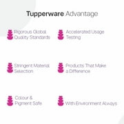 Tupperware Oval Dry Storage Containers 1.7L 4pc