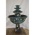 thumbnail image 2 of Nifao Three Tier Shell Bowl – Outdoor Bronze Fountain, Garden Water Feature, 43"L x 43"W x 63"H, 2 of 11