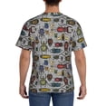 thumbnail image 3 of Bixox Men's Bright Insects Printed Short Sleeve Skinny Athletic T-Shirt, 3 of 6