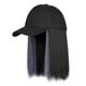 thumbnail image 1 of LUVCLS Sombrero para el sol, peluca sintética, gorra de béisbol, extensión de cabello, sombrero, peluca, cabello corto y liso., 1 of 7