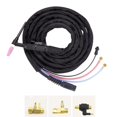 thumbnail image 1 of 350A 4M WP18 WP-18 WP 18 Water Cooled Argon Tig Welding Torch Gun with M16 DJK10-25 DJK35-50 Connector, 1 of 5