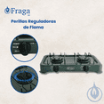 thumbnail image 3 of FRAGA Parrilla de Mesa, FRAGA P800, 2 Quemadores, Porcelanizada, Encendido Manual, Gas L.P., Hecho en México., 3 of 4