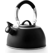 TASHHAR Stove Top Whistling Tea Kettle Stainless Steel Teakettle Teapot 3 Quart