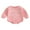 Pink, variant on Bagilaanoe Newborn Baby Girl Oversized Romper Sweatshirt Long Sleeve Bodysuits Letter Print Pullover 3M 6M 12M 18M Infant Casual Tee Tops