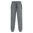 thumbnail image 7 of WAVSUF Men's Athletic Jogger Pants, Adjustable Drawstring Loose Fit Side Pockets Fall Sporty Pants Size S-3XL, 7 of 7