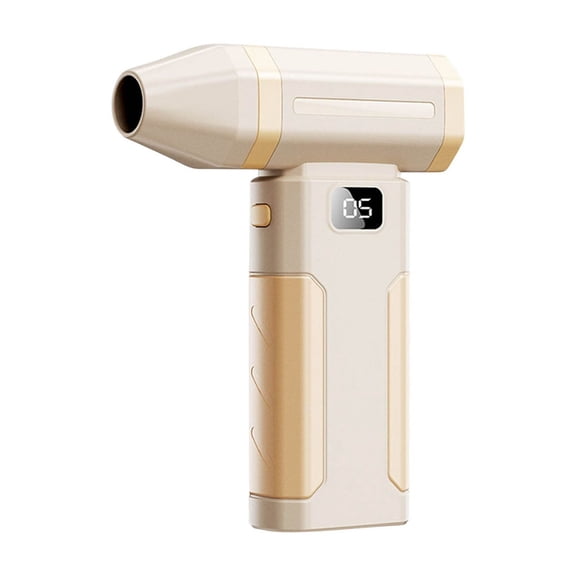 Turbo Dryer Blower for Car Handheld Powerful Abs Hardware 6000Mah Battery Hair Removal Device with Type-C Charging Digital Display