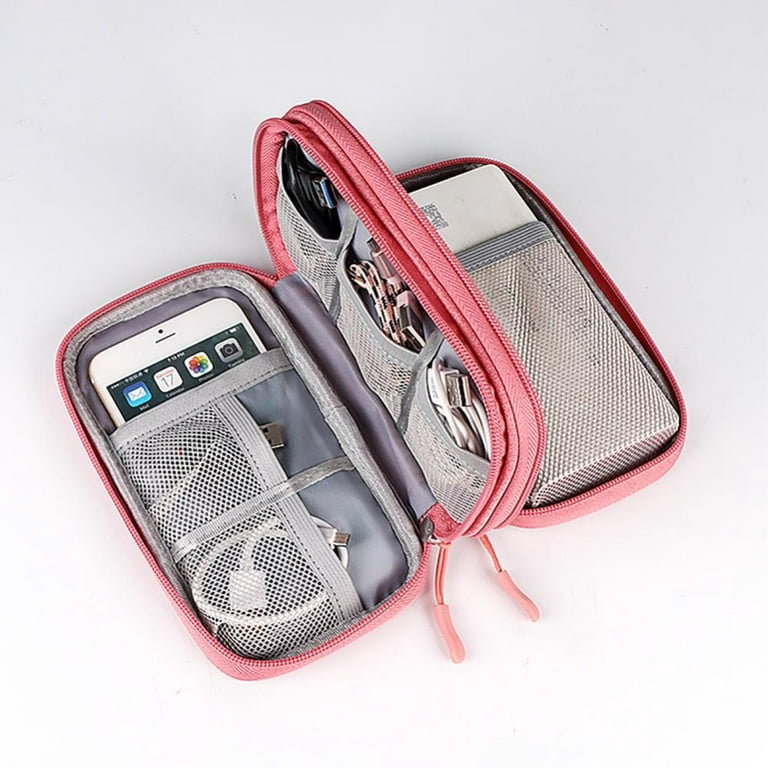 Cable Organizer Bag,Travel Cord Organizer Pouch Small Electronics  Accessories Bag Tech Cord Storage Pouch for Cable, Charger