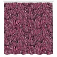 thumbnail image 3 of Ambesonne Pink Zebra Shower Curtain, Savannah Art Pattern, 69"Wx84"L, Black Pink Pale Mauve, 3 of 3