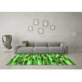 thumbnail image 3 of Ahgly Company Indoor Rectangle Abstract Green Modern Area Rugs, 8' x 12', 3 of 4