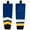 Blue-yellow, variant on Unisex Ice Hockey Socks For Men and Youth Team Color Stitched Leggings Socks