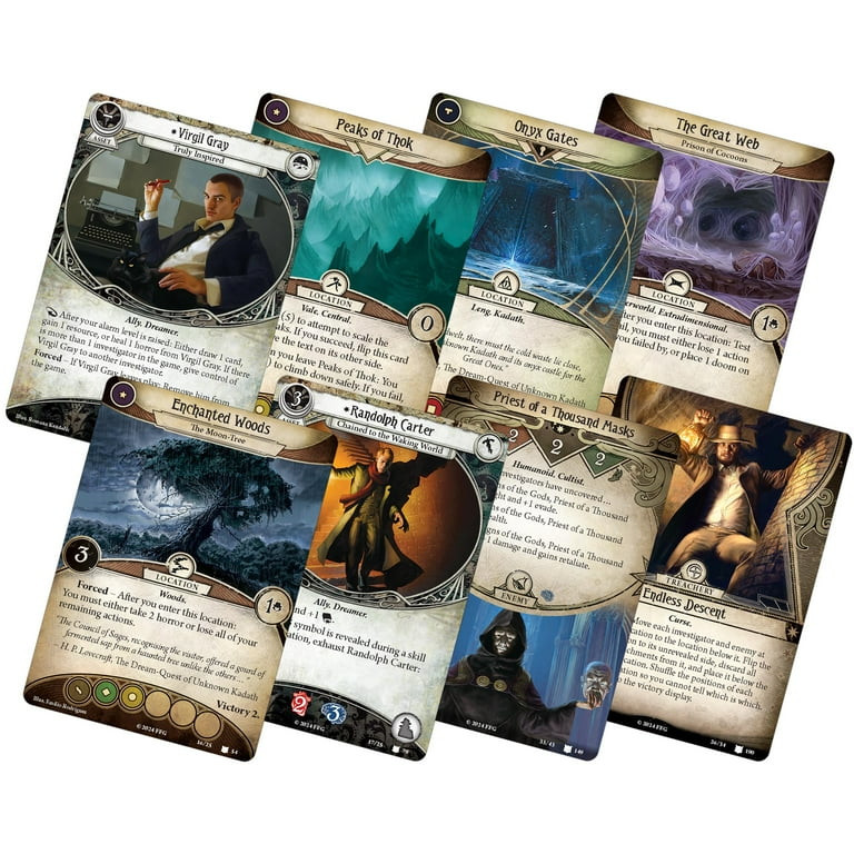 Fantasy Flight Games Arkham Horror The Card Game Dream-Eaters Campaign Expansion - Explore The Mystical Realms of Dreams! Cooperative LCG, Ages 14+, 1-4 Players, 1-2 Hour Playtime, Made Fantasy Flight Games Arkham Horror The Card Game Dream-Eaters Campaign Expansion - Explore The Mystical Realms of Dreams! Cooperative LCG, Ages 14+, 1-4 Players, 1-2 Hour Playtime, Made