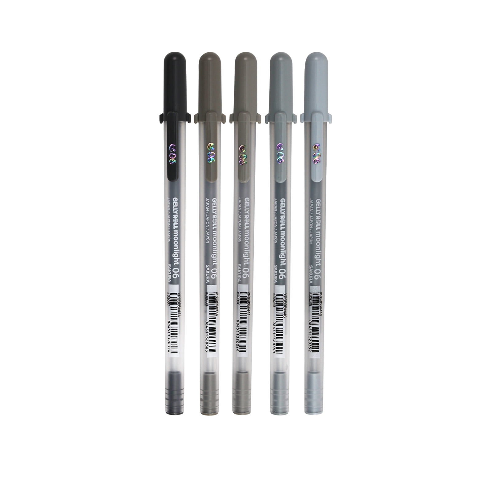 Gelly Roll Moonlight 06 Fine Point Grays Gel Pens, 6 Packs: 5 ct. (30 total)