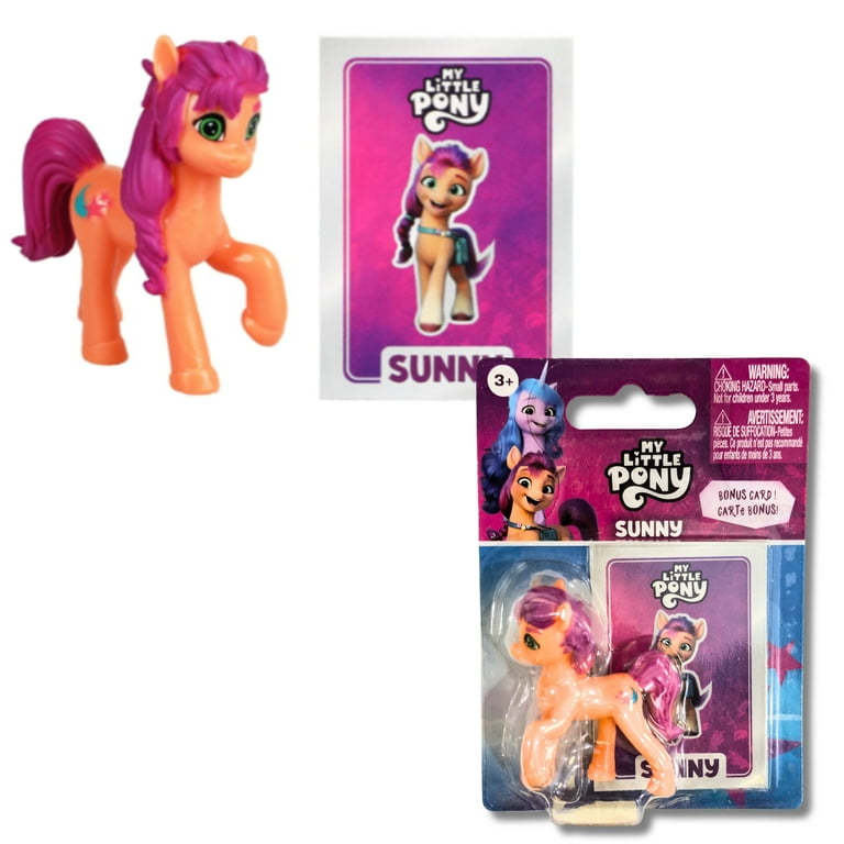 My Little Pony Collectable Set of 5 Figueres with Bonus Card