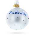 thumbnail image 3 of Flag of Australia Glass Ball Christmas Ornament 3.25 Inches, 3 of 5