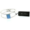 thumbnail image 2 of Mi Amore Hinged Fashion-Bracelet Silver-Tone/Blue, 2 of 2
