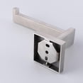 thumbnail image 3 of Portarrollos de papel higiénico, Portarrollos de papel higiénico de acero inoxidable para inodoro, baño, 3 of 4