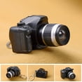 thumbnail image 3 of Ludlz Cute Mini DSLR Camera LED Lighting Voice Pendant Keychain Key Ring Gift Decor, 3 of 8
