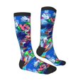 thumbnail image 4 of Lsque Mario Printed Crew Socks Men's Women's LightWeight Thin Casual Calf Socks ,Knee High Socks,Cotton Socks, 4 of 9