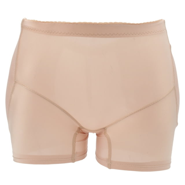 Bragas suaves y transpirables que levantan glúteos y caderas para mujer, ropa interior moldeadora de glúteos con relleno, color piel 3XL