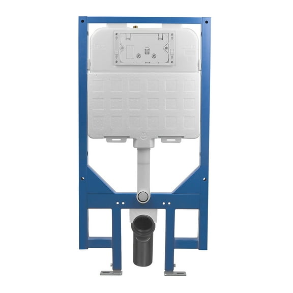 1.1/1.6-GPF Dual Flush Concealed In-Wall Toilet Tank with Gravity Fed Technology, Carrier for Back to Wall Toilet