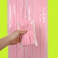 thumbnail image 5 of Monyance rain curtain Pink Foil Tinsel Fringe Curtains for Wedding Birthday Photo Booth(78.74X39.37X0.04Inches), 5 of 10
