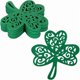 thumbnail image 1 of wonima44 12 Pack St. Patrick's Day Drink Coasters Non-Woven Green Shamrock Cup Mat Pad Hollow Clover Drink Coaster for Mugs Cups Home Kitchen Office Housewarming Party Table Decoration Supplies, 1 of 1
