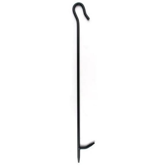 15347 30 in. Black Steel Construction Fireplace Poker