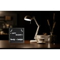 thumbnail image 5 of Real Wood Framed Felt Letter Board, Changeable Message Board, 10" x 10", Folding Stand and Wall Mount, 500+ Pieces of White & Gold Letters, Numbers, Words & Symbols, by Better Office Products, 5 of 6