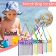 thumbnail image 2 of Sacs Coquillages pour Jouets de Plage pour Enfants, Sacs de Plage Colorés en Maille Respirante, Sacs Coquillages de Mer avec Sangles de Transport Ajustables, Sacs Portatifs pour Trésors de Plage en Sable et Coquillages, Sac de Rangement pour Jouets, Seulement les Sacs (5 Pcs 02), 2 of 8