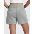 thumbnail image 2 of CRZ YOGA SoftAura Sweat Shorts for Women 4" High Waisted Casual Lounge Athletic with Pockets, 2 of 4
