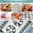 thumbnail image 5 of Kolice Commercial Heavy Duty 15 Trays Bakery Shock Freezing Blast Chiller & Freezer, Chest Freezer, Frozen Dough Blast Freezer, Freezer Cabinets-Lowest Temperature -40°F(-40°C), 5 of 10