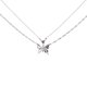 thumbnail image 1 of Trend Elegant Butterfly Pendant Necklace Crystal Metal Silver Color Multi-layered Necklace for Women Jewelry Gift, 1 of 4