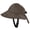 Gray brown, variant on Hat Shaped Bike Helmet For Women Sun Protection Cycling Helmet Lightweight Ladies Bicycle Helmet Suitable For Commuting Cycling Outdoor Fishing Sun Hat Style Safety Helmet