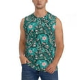thumbnail image 1 of Balery Lephants in the Jungle Camisetas sin mangas para hombre, absorbe la humedad y protege contra el mal olor.-Small, 1 of 7