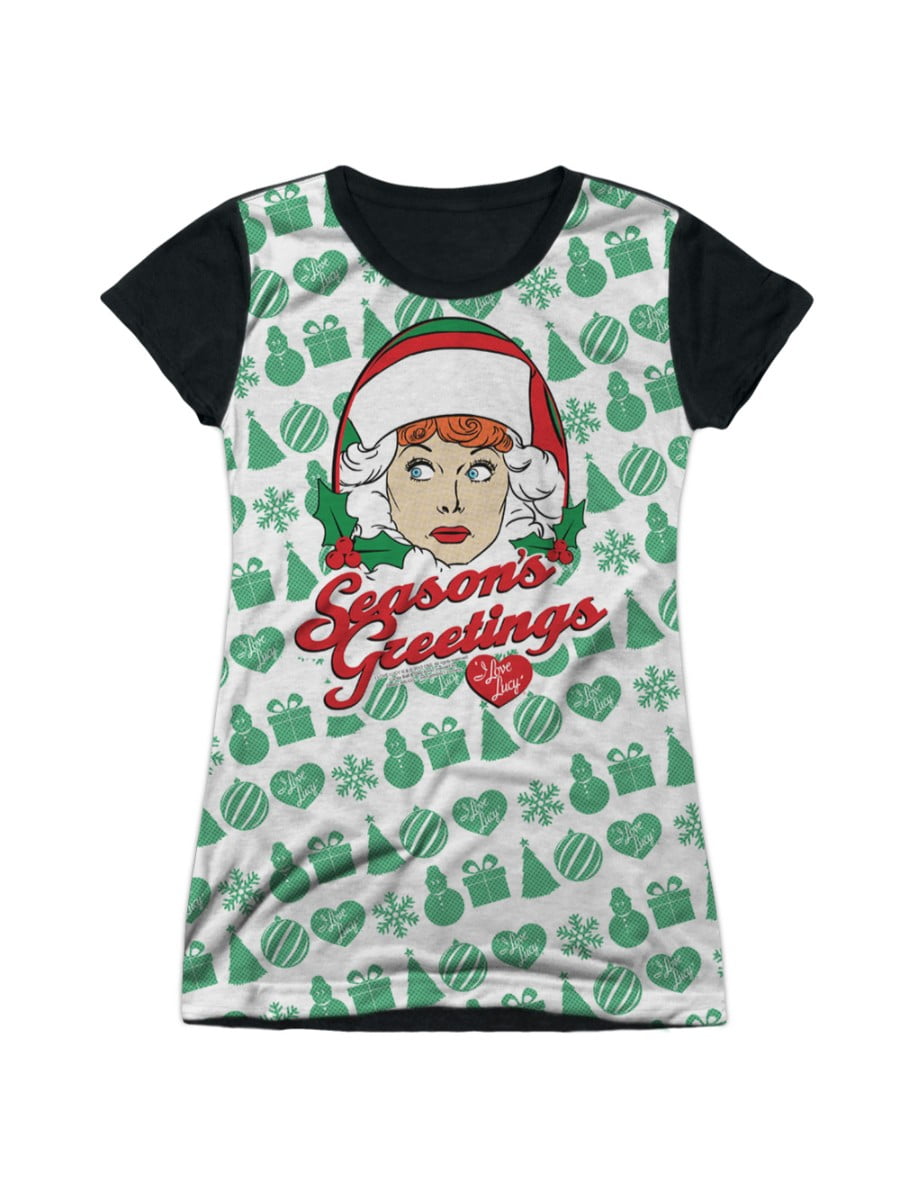 I Love Lucy Show Lucille Ball BEAUTIFUL Licensed Juniors Cap Sleeve T-Shirt