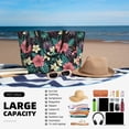thumbnail image 5 of Sigee Green Tropical Leaves Print Extra Large Waterproof Beach Travel Bag with Zipper - Durable and Versatile for Vacation, Gym, and Daily Use, 5 of 7
