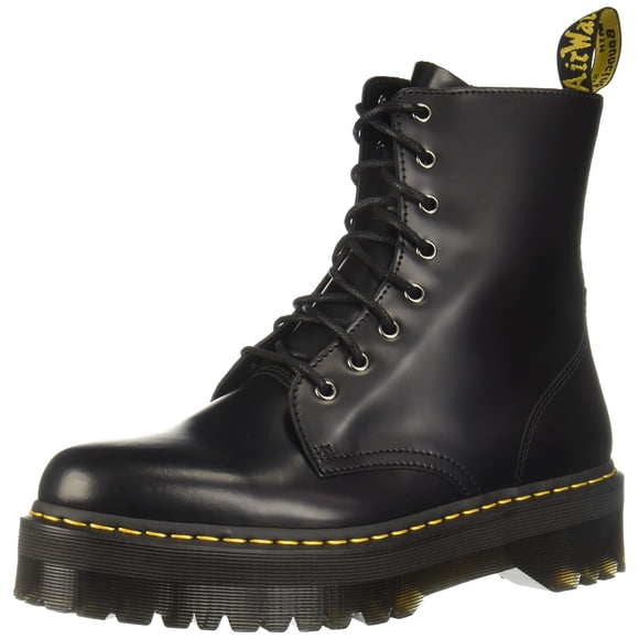 Dr. Martens Women's Jadon Boot,Black Polished Smooth,4 UK/6 M US