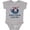 AC-Heather Grey, variant on Grammy and Grandpa Love Me Grandson Boys Baby Bodysuit