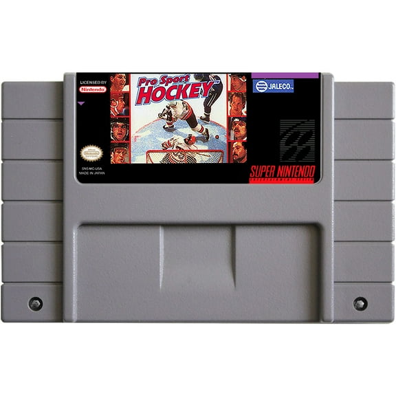 SNES Games Cartridge Pro Sport Hockey
