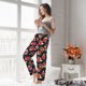 thumbnail image 5 of Fotbe Red Rose Flower Pantalones de Pijama para Mujer, Pantalones de Dormir, Pantalones Pj con Cordón y Bolsillos-X-Large, 5 of 6