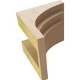 thumbnail image 6 of 7"W x 7"D x 7"H Wide Rockford Rough Cedar Woodgrain TimberThane Corbel, Primed Tan, 6 of 6