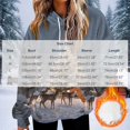 thumbnail image 3 of Zynoxe Women's Ugly Christmas Sweatshirt Drawstring Pullover Hoodies for Women Warm Fleece Long Sleeve Sweatshirt Fashionable Printed Sweatshirts with Kangaroo Pocket M, 3 of 5