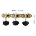 thumbnail image 2 of OULII 1Set Metal Guitar Tuning Pegs Golden Locking Tuners with Precision for Acoustic Guitars, 2 of 8