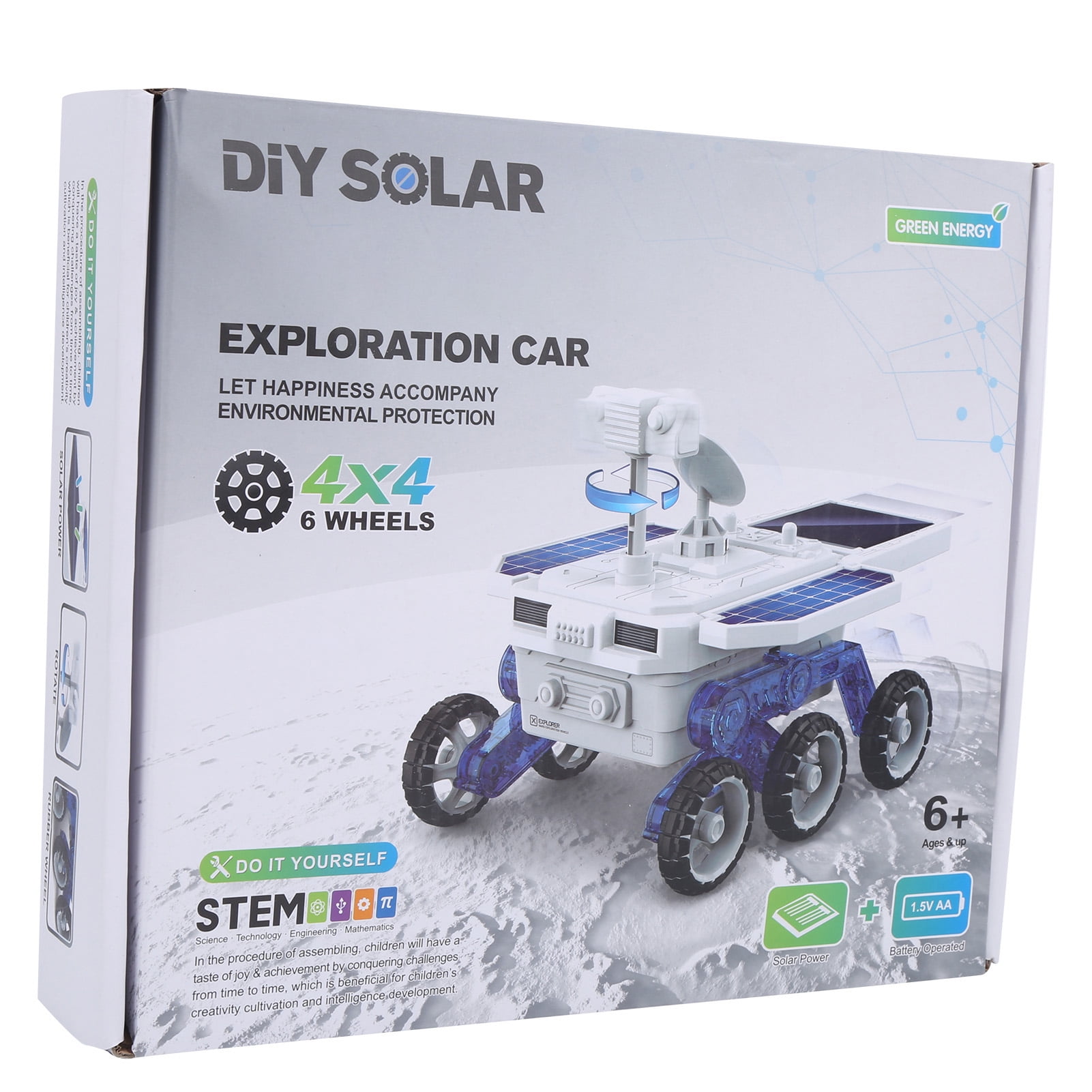 Electric Model Car, Solar Powered Solar Powered Car Toy Fourwheel