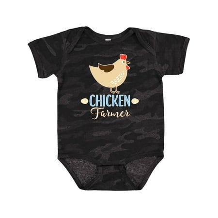 

Inktastic Chicken Farmer Gift Baby Boy or Baby Girl Bodysuit