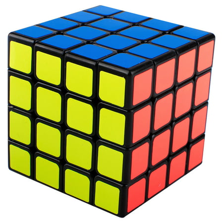 Speed Rubik Cube, Black Base Magic Cube 6 color Puzzles Development Intelligence Special Toys Brain Teaser Gift Box, 4x4 Stickerless Develop Brain And Logic Thinking Ability Best (Best Beginner Rubik's Cube)