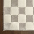 thumbnail image 4 of nuLOOM Alaiya Checkered Machine Washable Area Rug, 10' x 13', Alaiya Cream, 4 of 8
