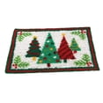thumbnail image 1 of de s para bricolaje - Alfombra peluda navideña - Incluye , herramienta, instrucciones, acrílico - Manualidades de ganchillo , de navidad Árbol de navidad blanco perfecl Lona de alfombra de gancho de enganche, 1 of 8