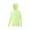 Green, variant on ‌‌Women's Sun Hoodie UPF 50+Rash Guard Jacket Full Front Zipper and Waist Cinch for Hiking S-XL