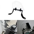 thumbnail image 3 of Universal Motorcycle Motorbike Clear ABS Front Windshield Windscreen, 3 of 8